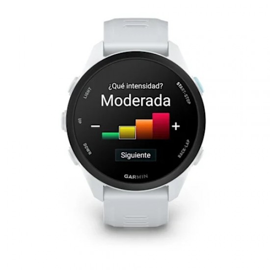 Garmin Forerunner 70 Blanco smartwatch GPS running con pantalla AMOLED