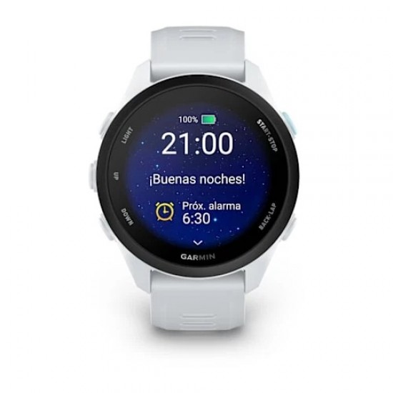 Garmin Forerunner 70 Blanco smartwatch GPS running con pantalla AMOLED